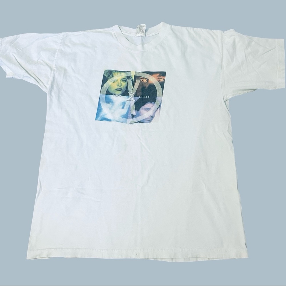Vintage 1996 X Files Twentieth Century Fox Mulder and Scully T-Shirt - Size L